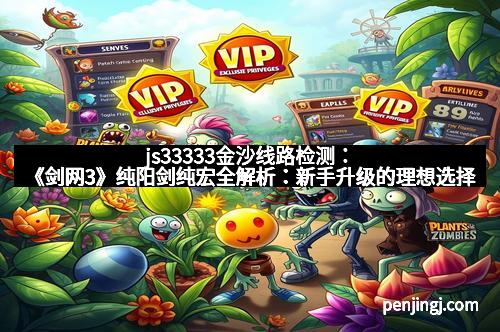 js33333金沙线路检测：《剑网3》纯阳剑纯宏全解析：新手升级的理想选择